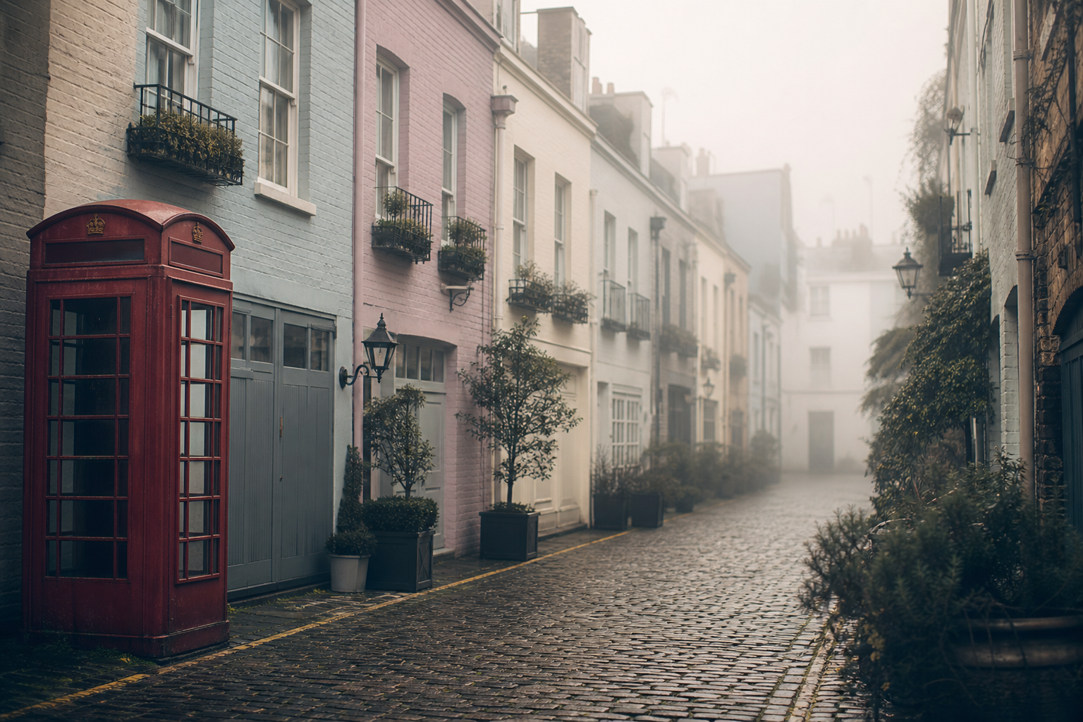 London vintage scene
