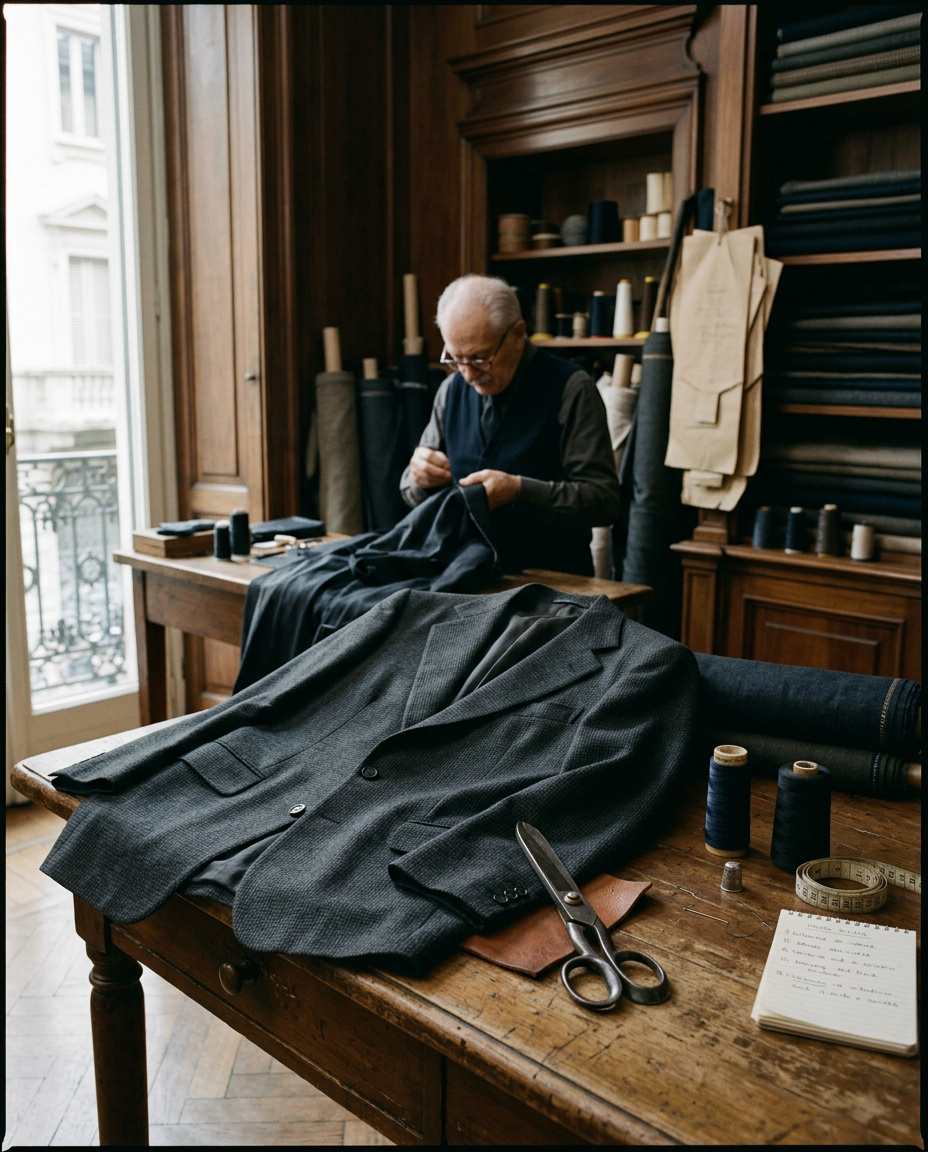 Hand-Finished Milanese Tailoring: A Close Reading of the Button — atmosphere